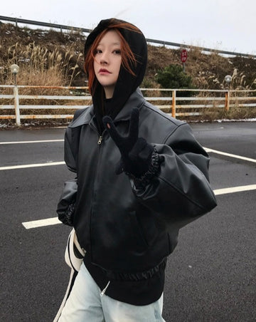 (Lining quilting) KARA OVER LEATHER JP